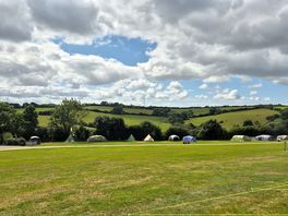 The view of the campsite from our tent.