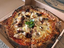 Pizza from the van