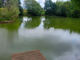 View outside tent.