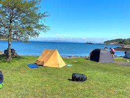 Section of campsite