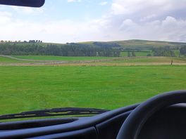 View to front from pitch
