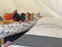 Relax after long journey