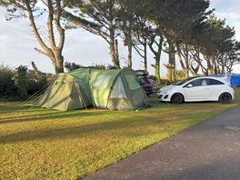 We were lucky to have a lovely spacious pitch.