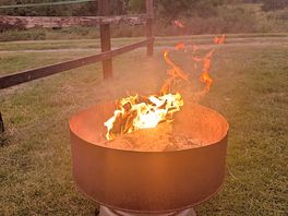 Fire pits and wood available
