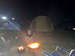 Fire pits 🔥 to rent makes the campnig experience even better