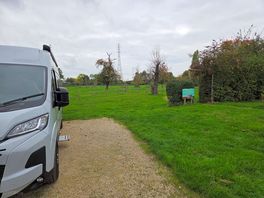 Orchard at the rear of our camper