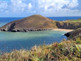 View from coastal path