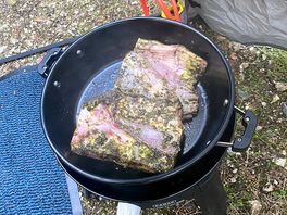 Cooking from the van