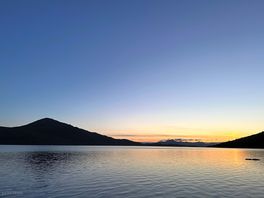 Sunset just outside the campsite