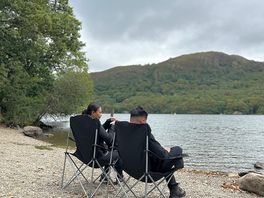 By the lake