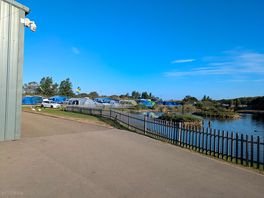 View of tenting campsite