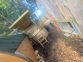 The hot tub all enclosed