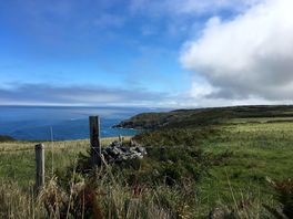 Walking the south west coast path from st ives to zennor.