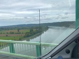 Bridge across river loire