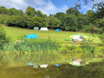 Visitor image of the fishing pond and pitches