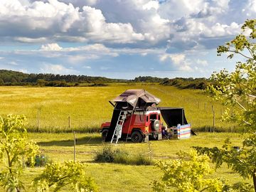 Roof tents allowed