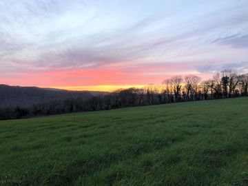 Campsite sunset