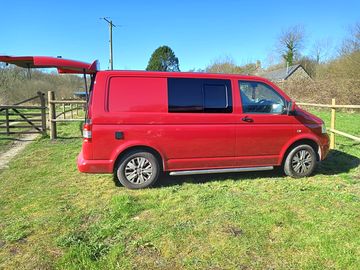 Campervan on site