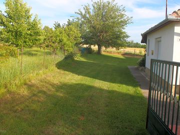 Main entrance to cottage and garden