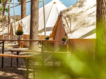 Glamping area