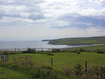 Sea views from pitches