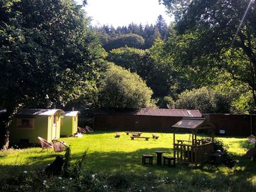 View over the pitches