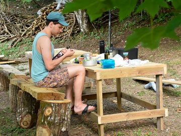 Our barbecue area is available for all guests to enjoy.