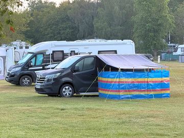 Caravan park view