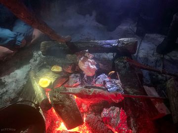 Campfire rings are located near each tent site