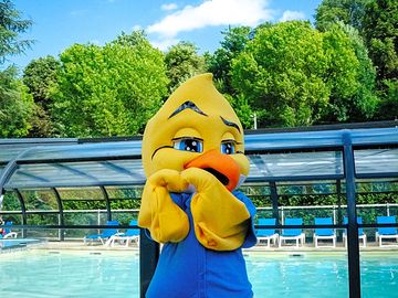 Piki, la mascotte du camping