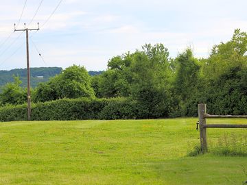 The paddock field for campers