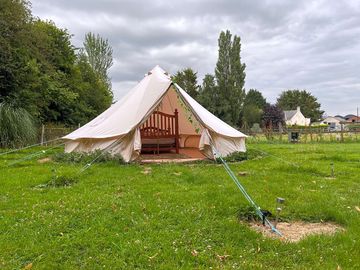 Entrance to the tent