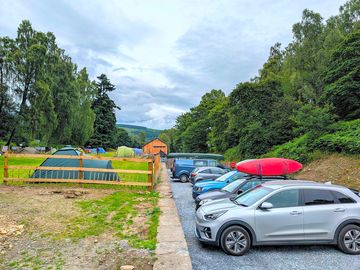 Parking for tent campers