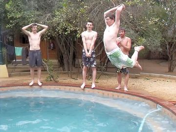Poolside fun
