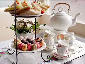 High tea at the nearby lunch room