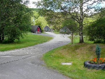 Pathway through the site