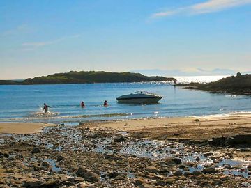 Lovely beaches at castle sween and along at kilmory.