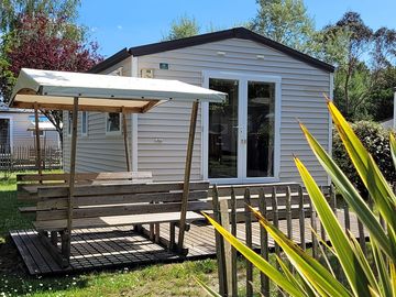 Exterior of loisir static caravan