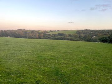 The site on a summer evening