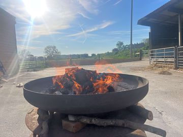Group fire pit. available to hire should you wish to hire the group bbq.