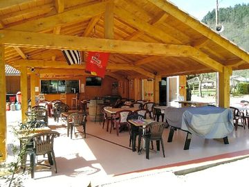 Snack and ice cream at the camping de retourtour