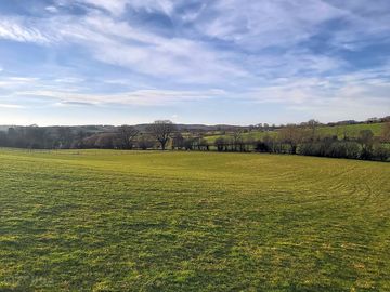 Grassy pitches and countryside views