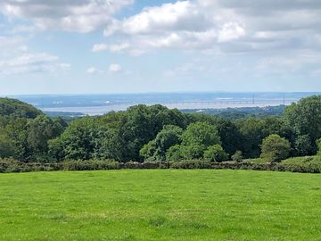 Camping field view