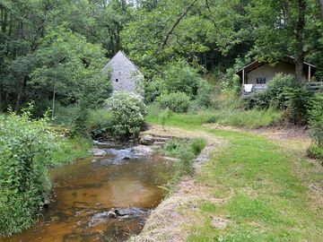 One of the watermills on the property