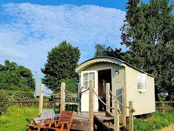 View of the hut from front