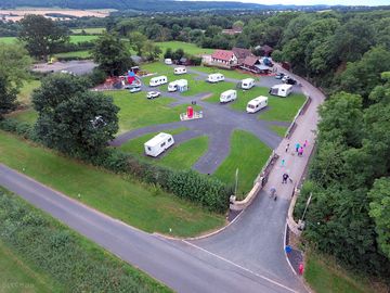 The site from the air