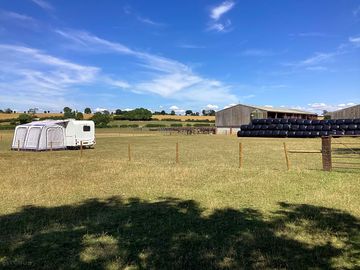 Spacious farm pitches