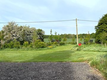 View from the gateway into the paddock
