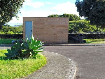Exterior of the cabin