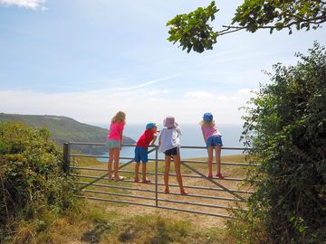 On their way to hemmick beach